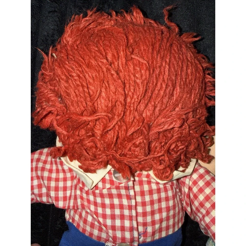 Vintage Raggedy Ann & Andy‎ Dolls Rag Doll Kinckerbocker Toy Co - Stains